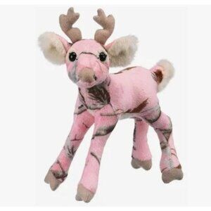 Wildlife Realtree Pink Camouflage Deer 10" Plush Toy Artists Camo Wild Buck Deer